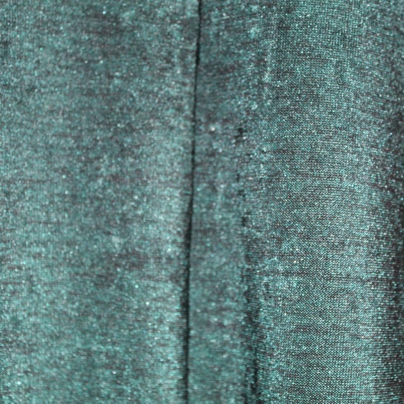 NWOT - 26/28 LB Marled Hunter Green/Black Blouse - Picture 3 of 5